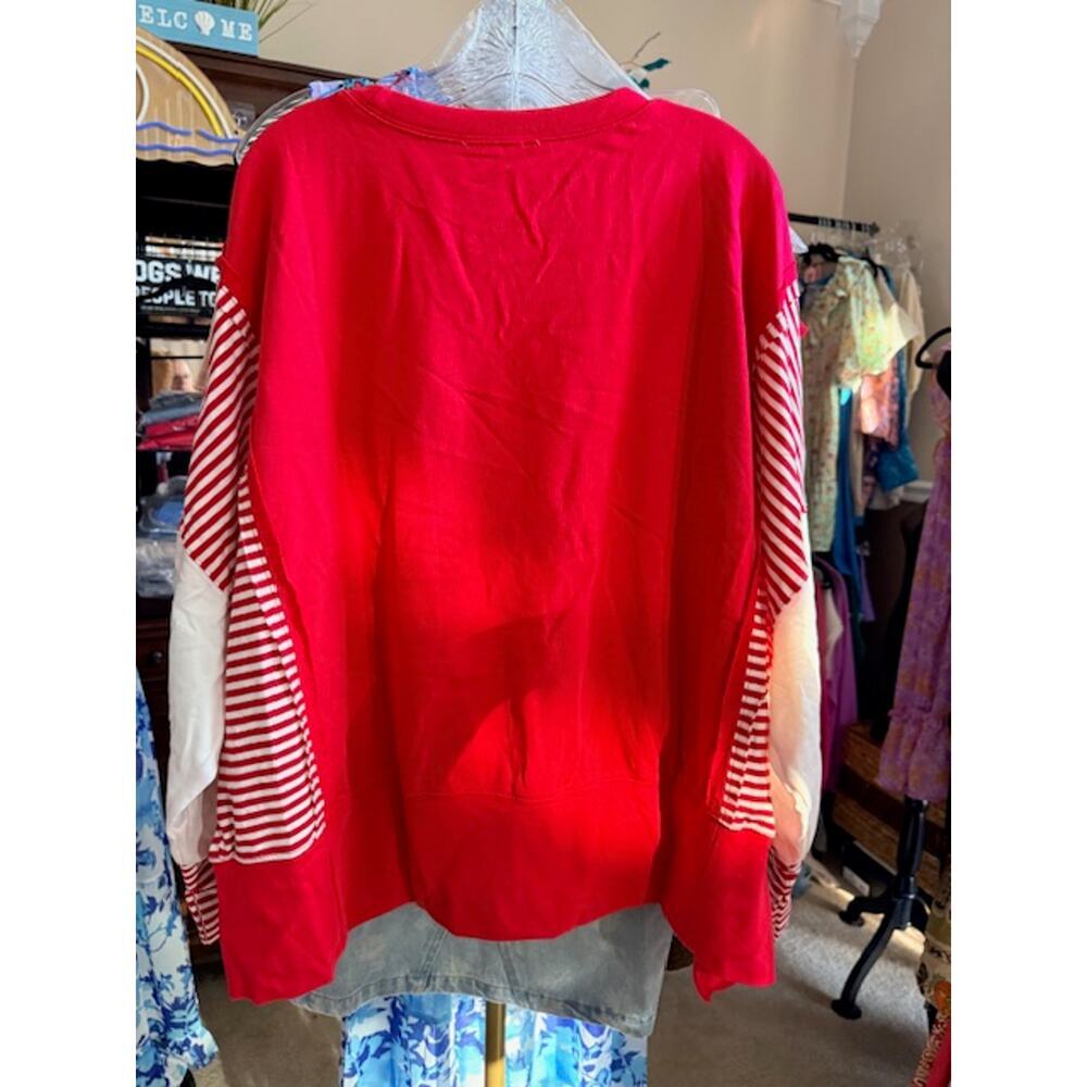 Fantastic Fawn - Stars & Stripes Forever Oversized Sweatshirt - Medium - Picture 8 of 8